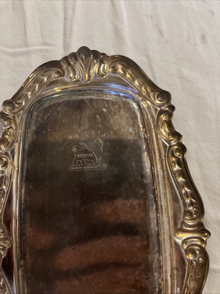 Vintage Sheridan Taunton Silversmiths Silver Plated On Brass Covered Butter Dish - Image 3 of 3