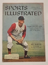 1957 Sports Illustrated September 9th Issue with Mailing Label Roy McMillan