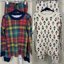 Hanna Andersson Pajamas Kids Size 5 110 2 Sets Winter Holiday Christmas READ