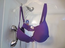 NWT women's lightly padded wired bra Queen's Size 42DD purple color