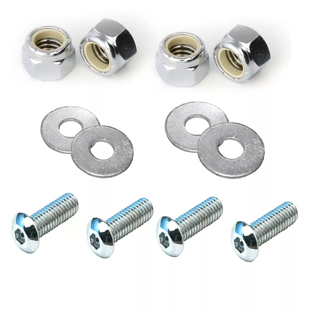 Custom motorcycle license plate bolts deals