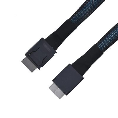 Oculink Cable PCIe 4.0 SFF-8611 4i Long Male Extension Cable for