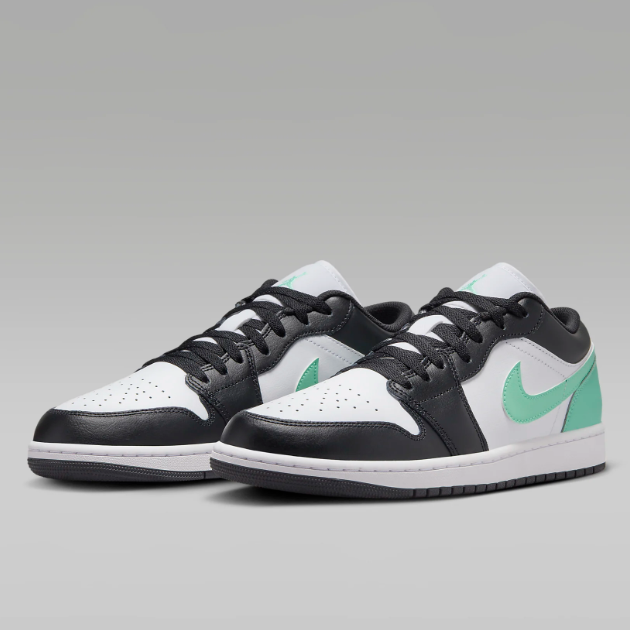 Nike Air Jordan 1 Low 'White/Green Glow' (553558-131