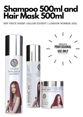 Haarpflege Paket Salon Use Professional Step1 Step2 Shampoo 500ml und Maske 500ml