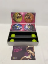 Zumba Fitness Exhilarate Body Shaping System with Toning Sticks DVD 7 Disc