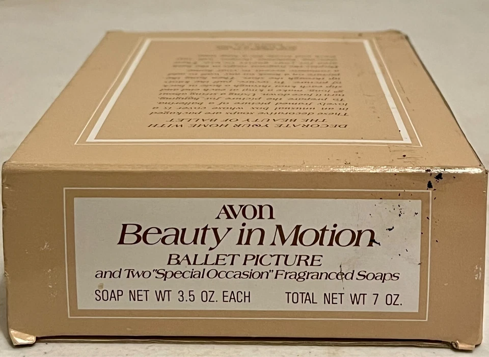 De colección Años 60 Avon Beauty In Motion Completo Original Raro Encontrar NUEVO STOCK ANTIGUO Foto 3 de 4