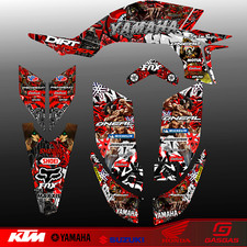 Gráficos Personalizados Yamaha YFZ450 2003-2008 ATV Full Wrap Kit