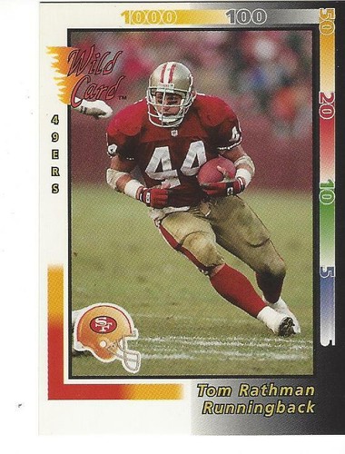 1992 Wildcard Football Complete Your Set #1-150 - Picture 94 of 157