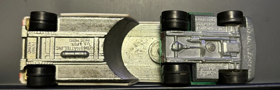 Hot Wheels Redline The Heavyweights Van Line  Truck w/Moving Van 1969 Hong Kong - Image 2 of 4