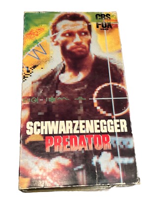 Predator [CBS Fox Release] (1988, VHS Tape) Arnold Schwarzenegger