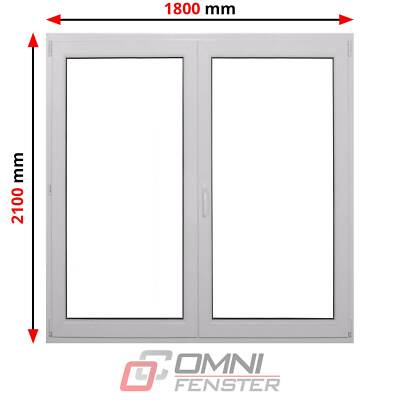 Balkontür Kunstsoff 2-flg Dreh Kipp 1800 x 2100 mm PVC Terrassentür