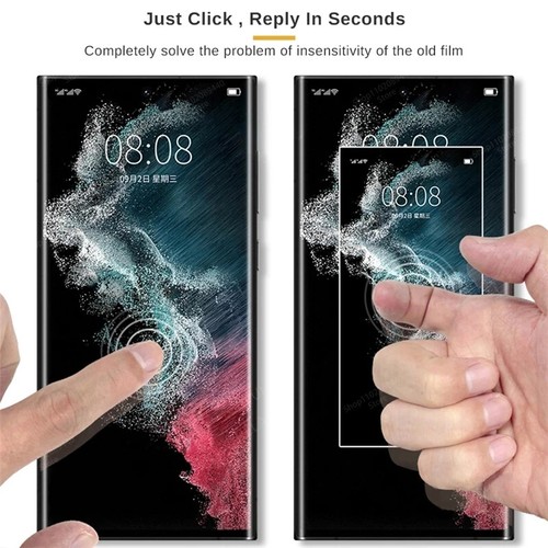 3PCS Hydrogel Film For Samsung S24 Ultra S23 S22 S21 S20 Plus Screen Protector - Picture 5 of 12