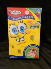 Colorforms SPONGEBOB SQUAREPANTS S 3-D Deluxe Play Set Sweet Treats New In Box