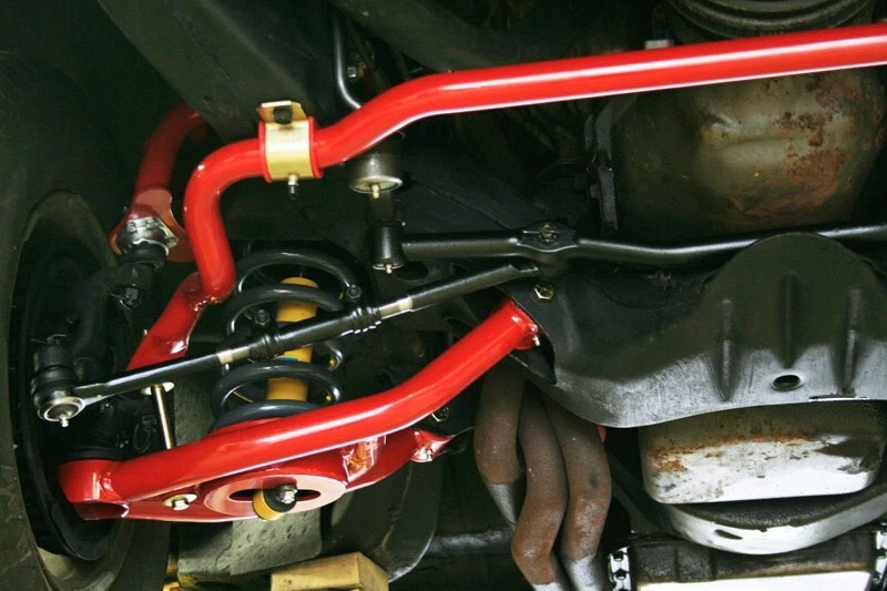 UMI Performance 403534-R Red Front & Rear Sway Bar Kit for 1964-1972 GM A-Body Foto 4 de 4