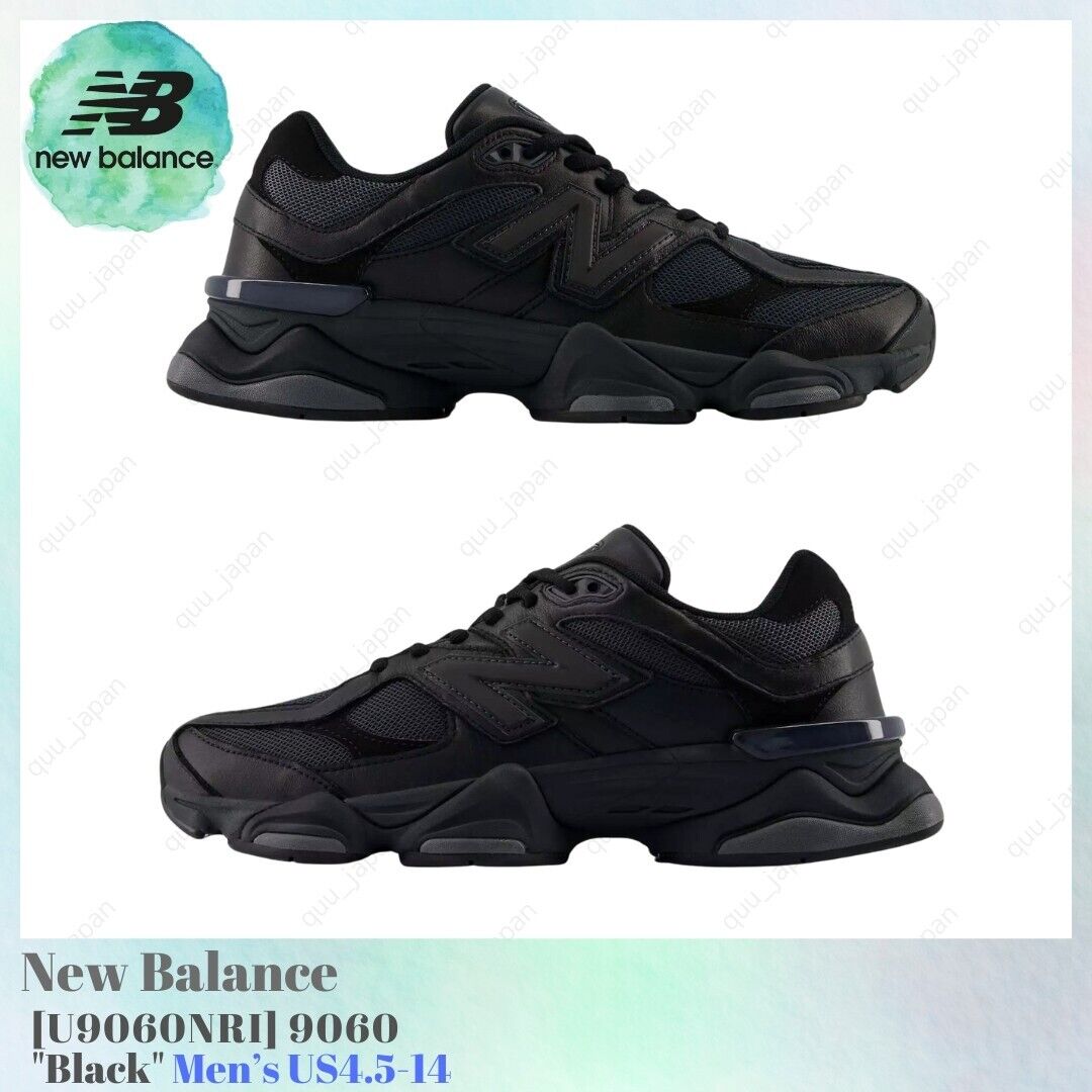 New Balance 9060 Black U9060NRI Men's US4.5-14 NEW | eBay New Balance 9060 Black U9060NRI Men's US4.5-14 NEW | eBay