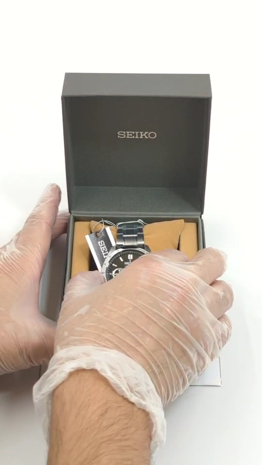 SEIKO SPIRIT SBTR013 Black Silver Seiko Collection Men's Watch New