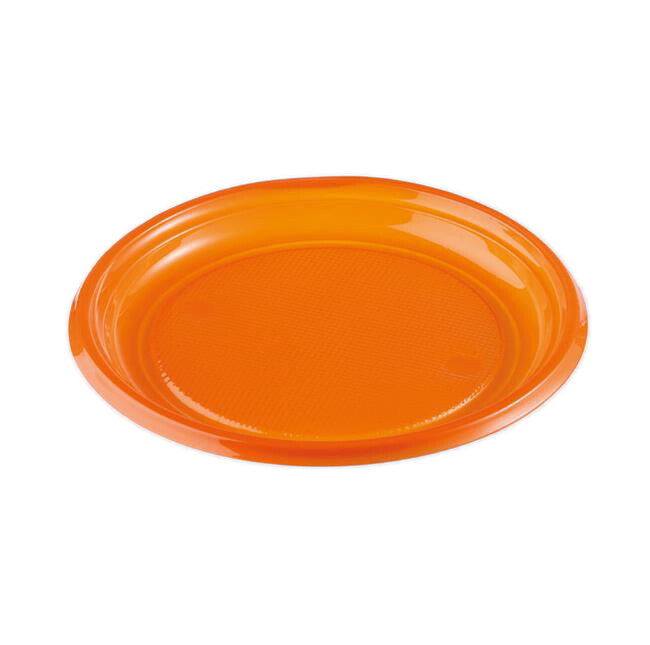 PIATTI FESTAIOLI DESSERT ARANCIO X25 DIAM.17 RIUSABILE DOPLA
