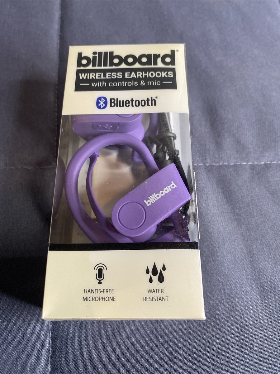 Billboard wireless ear hooks with controls And Mic also waterproof