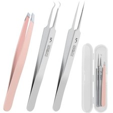 Blackhead Remover Tweezers,Ingrown Hair Tweezers, Precision Blackhead Pimple