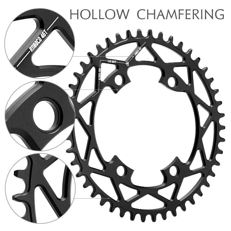 110 BCD 4 Bolt Chainring for R7000/8000/9100 Narrow Wide Road Bike Chainwheel - Image 4 of 4