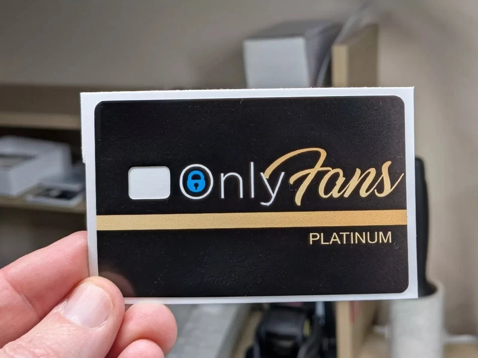 Credit Card Skin Only Fans PLATINUM Credit Card Stickers - 2 Pack - Image 3 of 4
