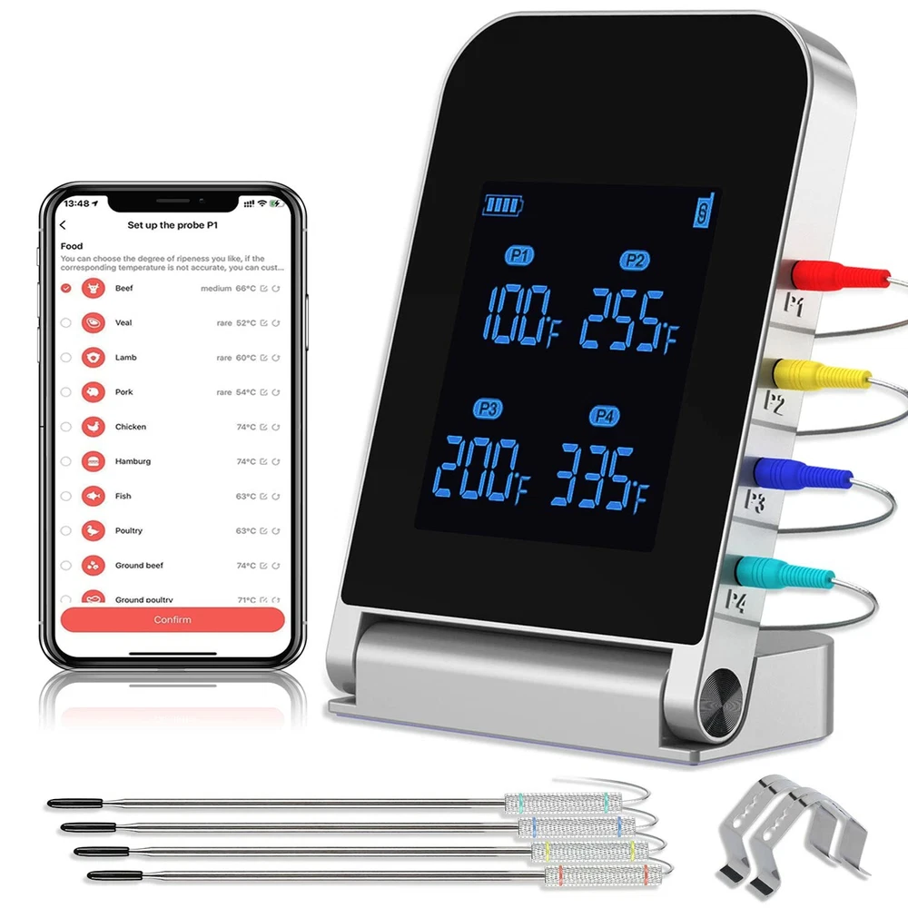 Digital Meat Thermometer for Cooking and Grilling Digital Meat Thermometer for Cooking and Grilling