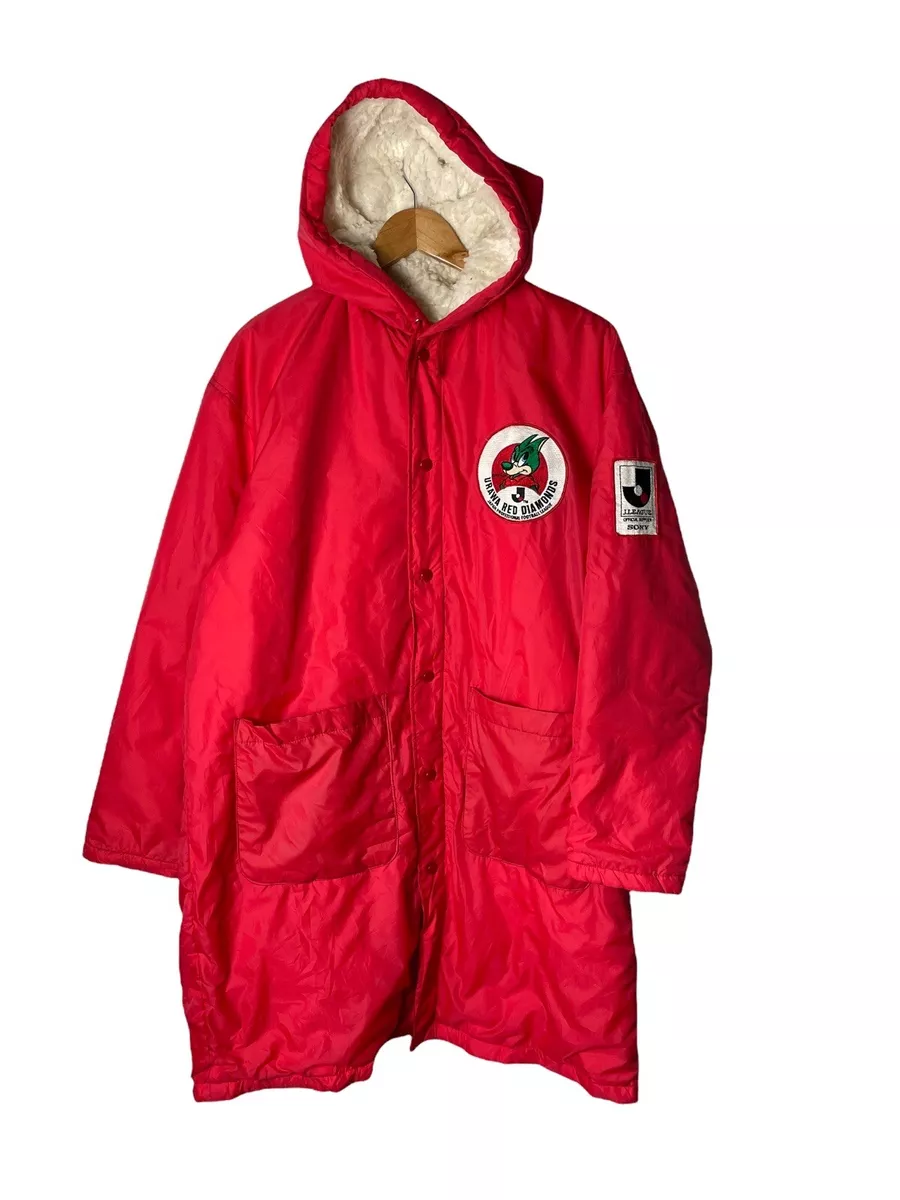 Vintage Urawa Red Diamonds Japan Footbal Club J League Sherpa Coach Jacket Train