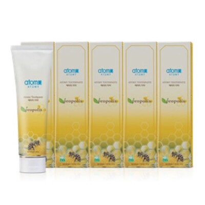 Atomy Toothpaste Natural Oral Care with Propolis & Green Tea Extract 5 x 200g