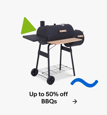 Up to 50% off BBQs