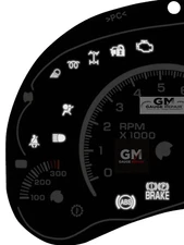 Warning and MIL Lights DIY LED Kit Chevy GMC Gauge Clusters 03 04 05 06 White