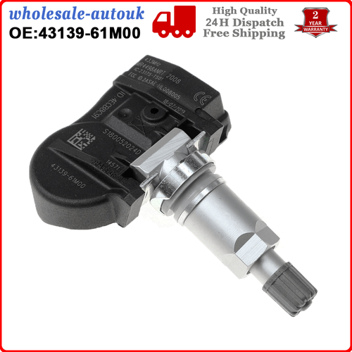 433MHZ TPMS For Suzuki SWIFT VITARA TPMS Tyre Pressure Valve Sensor 43139-61M00 - Picture 8 of 10