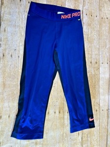 blue and orange nike leggings
