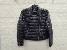 New Herno Bomber Jacket Nylon Ultralight Down Padded Black Size It46 / Us10