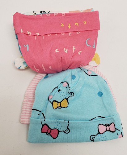 Gerber Baby 5 Caps Set size 0-6 Months - Choose Your Style - Picture 5 of 22