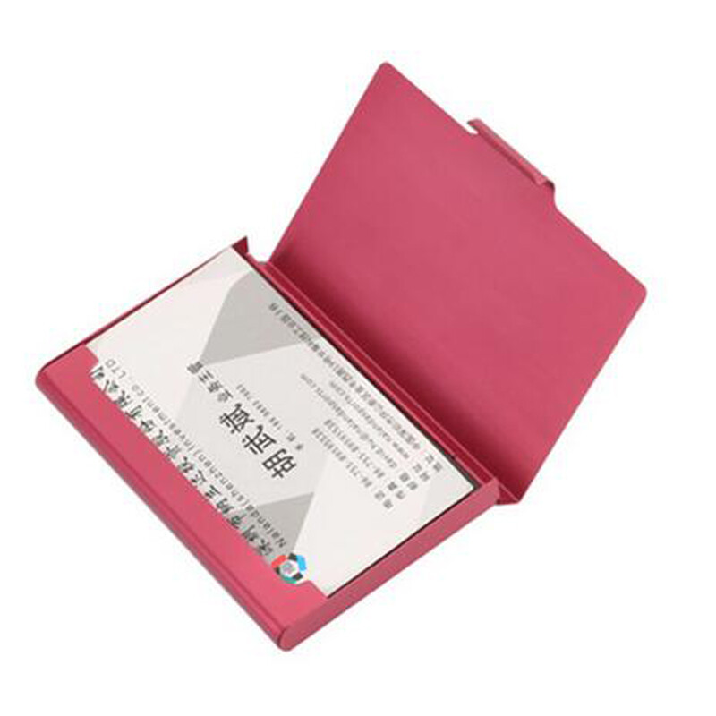 Pocket Aluminum Metal Business Card Holder Case ID Credit Wallet Pocket