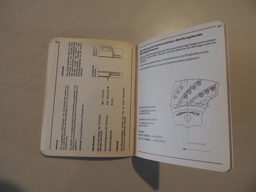 Porsche 911 SC, Turbo 3.3 Werkstatt hand buch Daten büchlein 1978-1981 - Bild 8 von 8