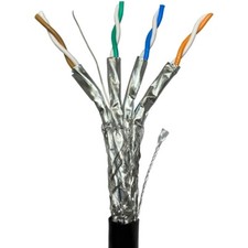 100m CAT7a S/FTP Outdoor Rated Cable Shielded Screened Pure Copper 23 AWG Data