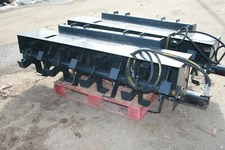 NEW JCT Skid Steer Hydraulic 6ft Rototiller Rotary Tiller Heavy Duty Soil