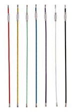 8 Pcs Stainless Steel Wire Keychain Cable String Wire Loop