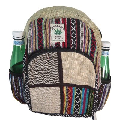 Hemp Backpack| Natural| THC Free| Eco Friendly| Free of Toxic Chemicals|ॐ