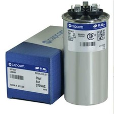 Trane Replacement 35/4 uf MFD x 370 VAC  97F9837 Genteq GE Dual Capacitor