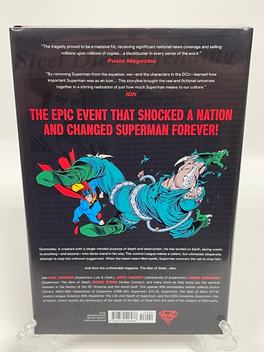Death of Superman 30th Anniversary Deluxe Edition FLAG COVER DC