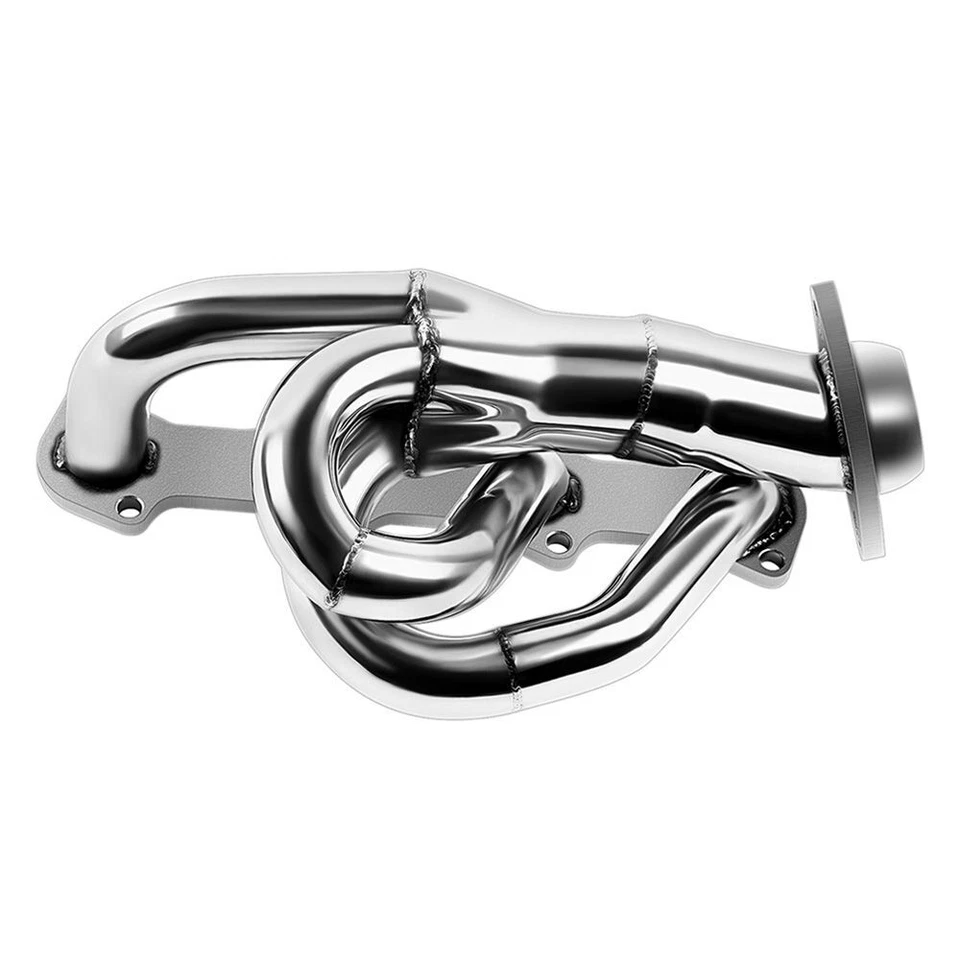 For 97-03 Ford F150 F250 Expedition XLT 4.6L V8 Stainless Steel Header Manifold Foto 4 de 4