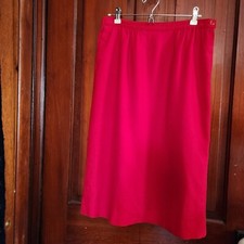 Vintage Red Pendleton Wool Skirt Size 12