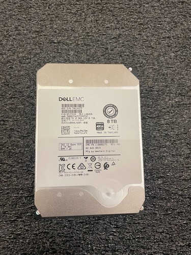 Dell HGST EMC HUH721008AL4205 3.5" 8TB SAS SED 12Gb/s Hard Drive HDD 118000275