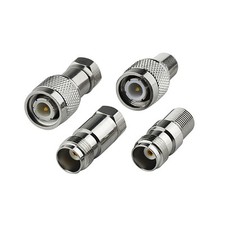 TNC-F RF Adapter Kit TNC male/jack to F plug/female 4 type straight connector