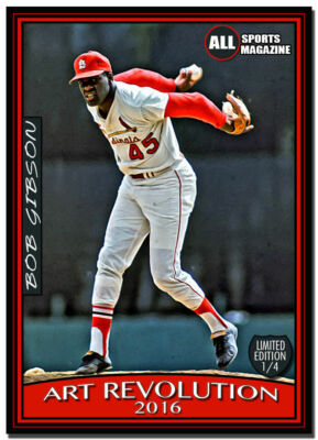 2016 BOB GIBSON SLC 1/4 ORIGINAL PRINT ART REVOLUTION ART SKETCH CARD