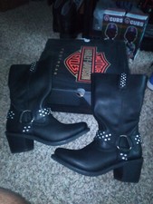 Harley Davidson Boots D85349 marvel harness Boot new in box size 8.5 women's