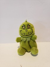 Dr Seuss 5" Grinch Palm Pal Green Plush Stuffed Animal Aurora Christmas