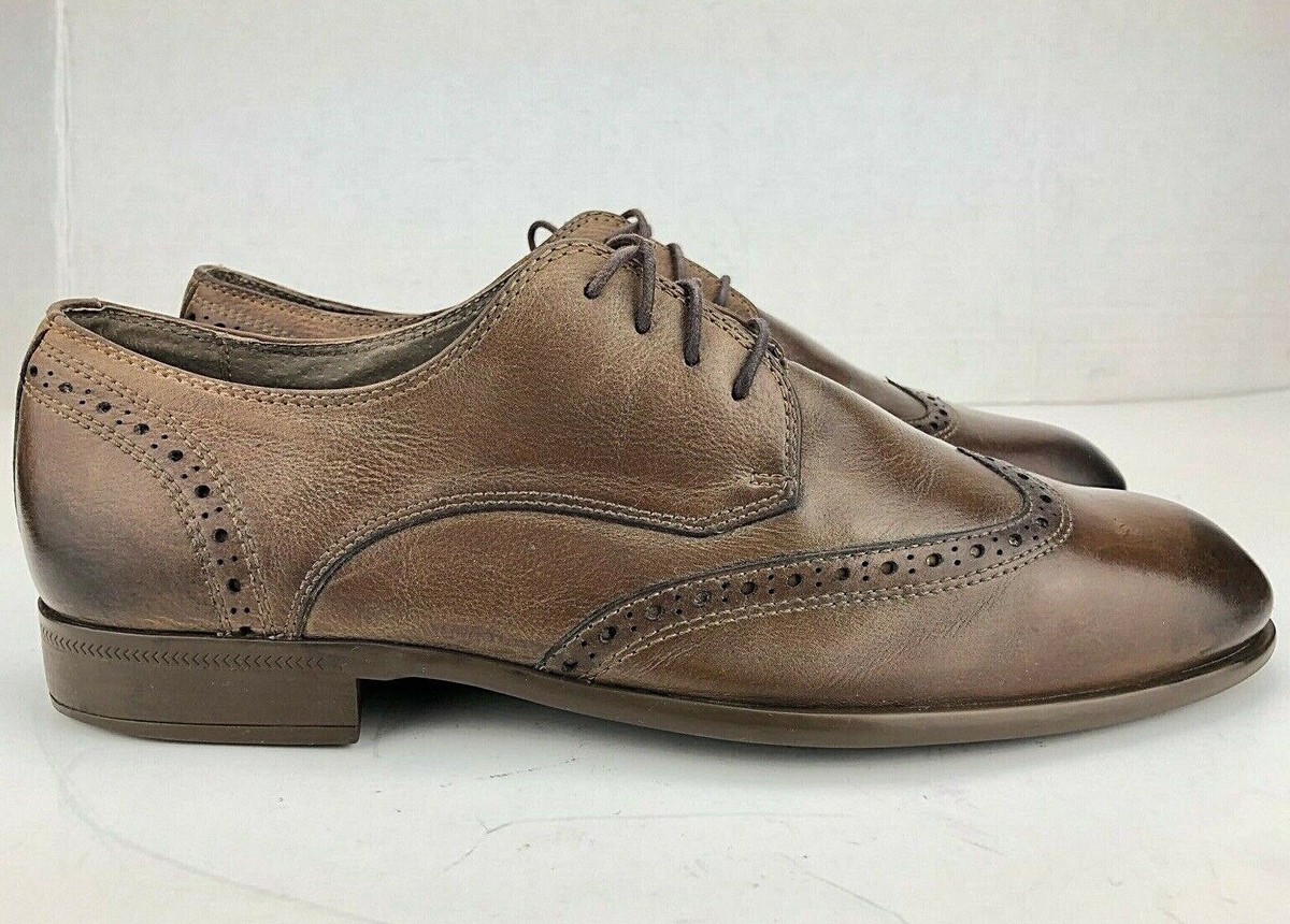 John Varvatos Star USA Luxe Oxford Dress Shoes Wingtip Brown  display picture 1